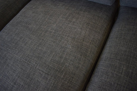 Image 1 of Ewald Schillig fabric sofa with electric seat depth adjustment