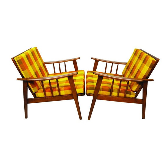 Image 1 of Pair of vintage armchairs, France 1960