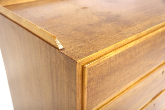 Image 1 of Scandinavian "Tallboy" chest of drawers in mahogany, Axel Larsson, Bodafors, Sweden, 1960