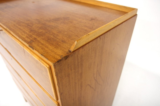 Image 1 of Scandinavian "Tallboy" chest of drawers in mahogany, Axel Larsson, Bodafors, Sweden, 1960