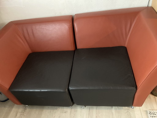 Leather Armchairs - Set Of 2