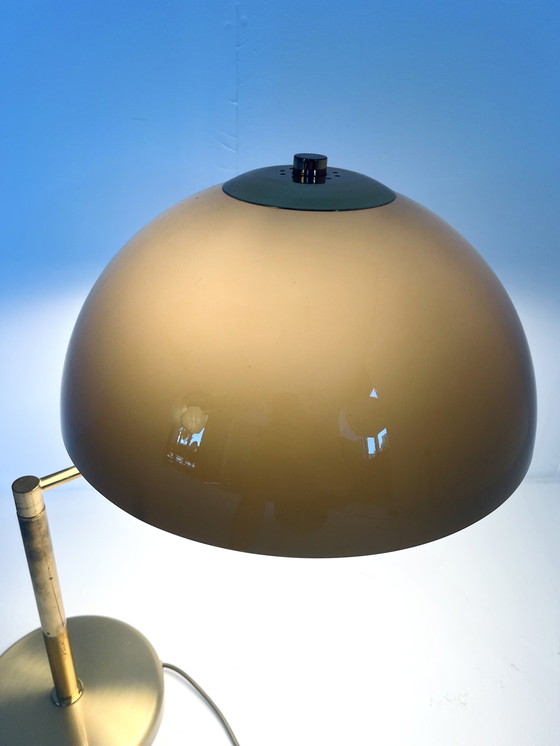 Image 1 of Brass mushroom table lamp