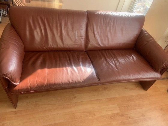 Image 1 of Leolux Bora Bora Leather Sofa 2.5 Seater