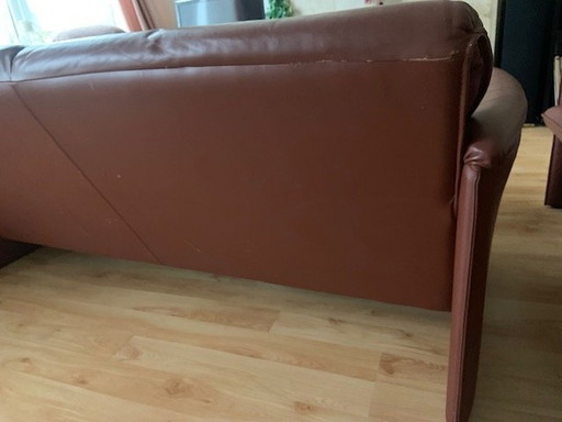 Leolux Bora Bora Leather Sofa 2.5 Seater