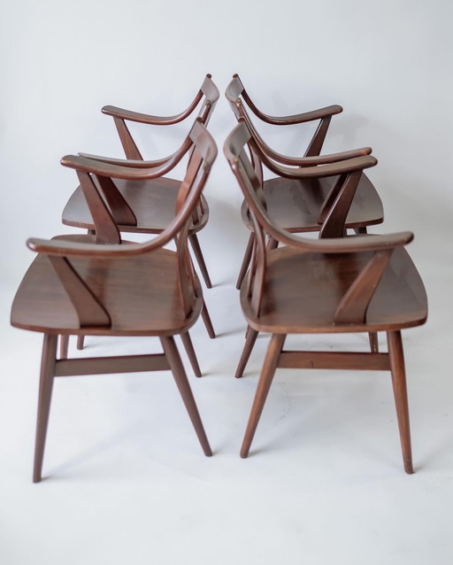 4x Large Landeweer dining room chairs