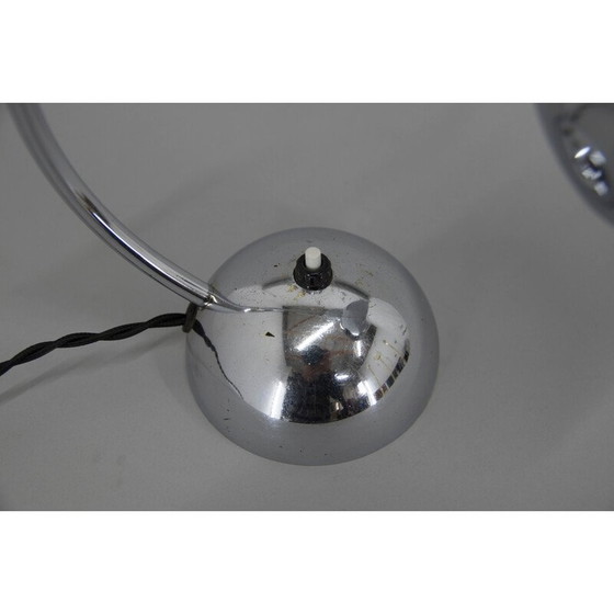 Image 1 of Art Deco vintage table lamp with adjustable shade, 1930s