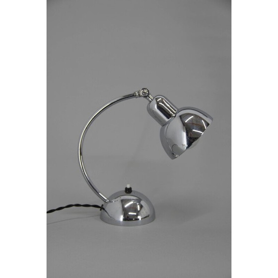 Image 1 of Art Deco vintage table lamp with adjustable shade, 1930s