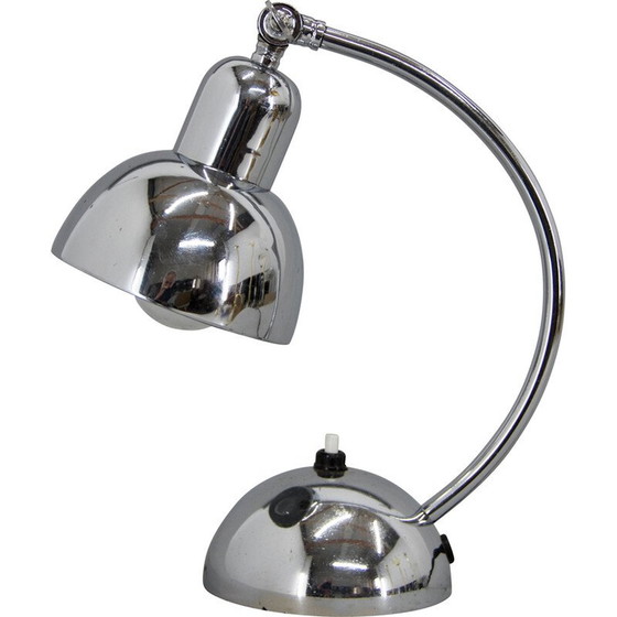 Image 1 of Art Deco vintage table lamp with adjustable shade, 1930s