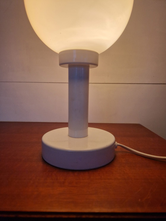 Image 1 of Space Age Opaline Globe Lamp