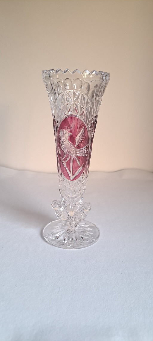 Vase en cristal Hofbauer byrdes