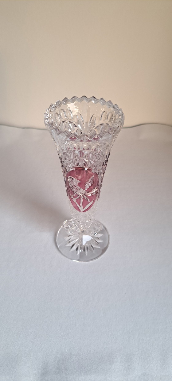 Image 1 of Vase en cristal Hofbauer byrdes