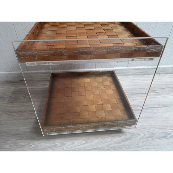 Image 1 of Tavolino da caffè vintage in plexiglass, 1980