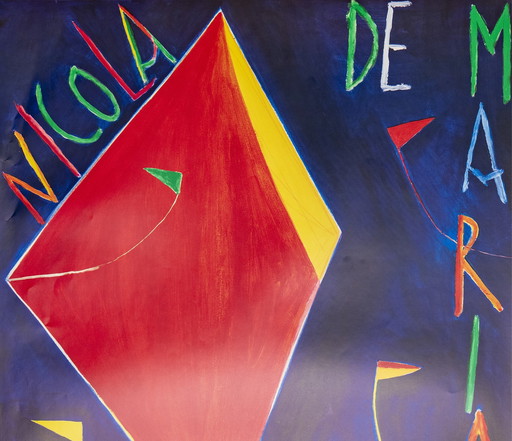 Nicola De Maria - Exhibition Poster 1988