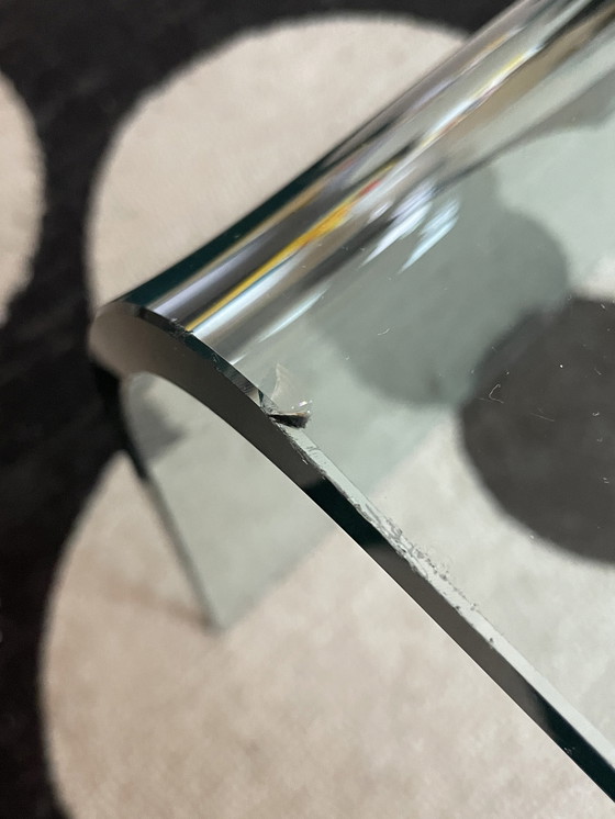 Image 1 of Glass Coffee Table Waterfall Model