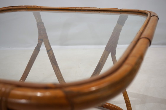 Image 1 of Tito Agnoli Rattan Set For Bonacina, 1960