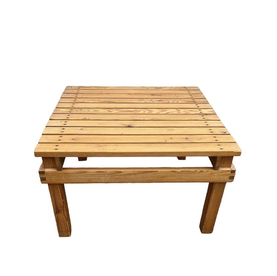 Image 1 of Vintage Solid Pine Coffee Table