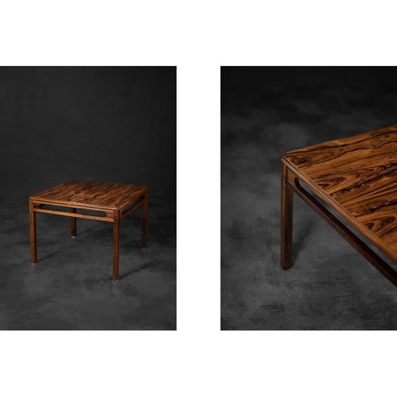 Image 1 of Vintage Scandinavian coffee table in rosewood by Rasmus Solberg for S Møbler, 1960