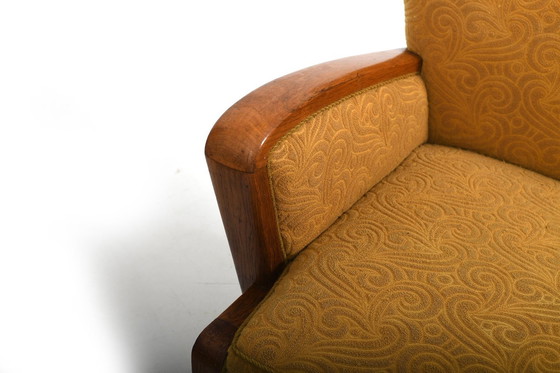 Image 1 of Beautiful Danish Art Deco Sofa 1930S In Oak