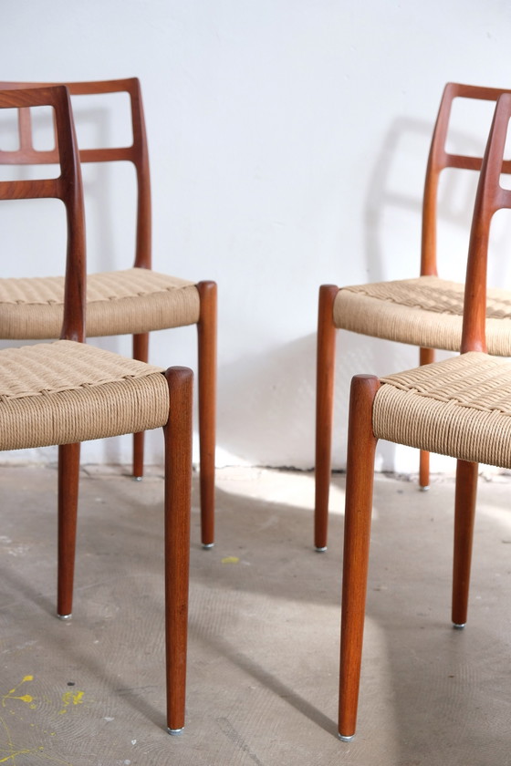 Image 1 of 4x  N.O. Moller 79 chairs