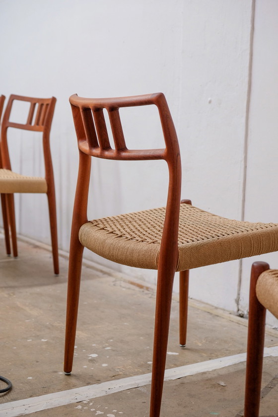 Image 1 of 4x  N.O. Moller 79 chairs