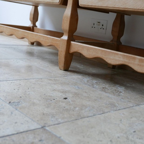 Image 1 of Vintage oak highboard, Denmark 1960