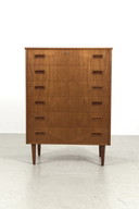 High vintage chest of drawers