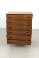 High vintage chest of drawers