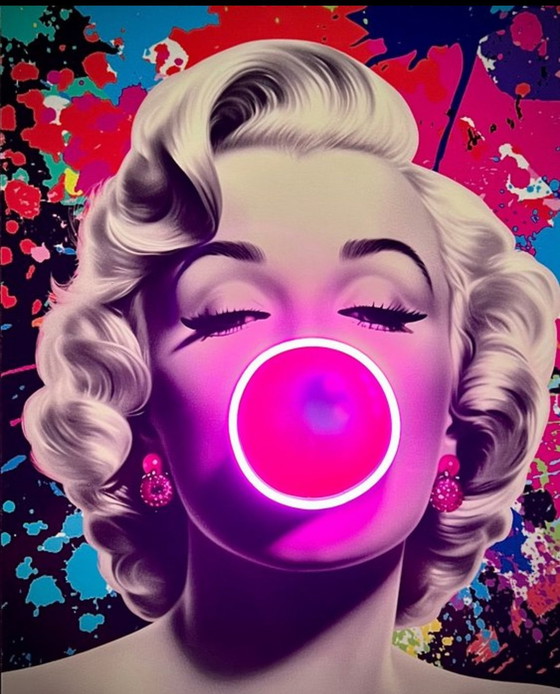 Image 1 of Led Lamp Marilyn Monroe