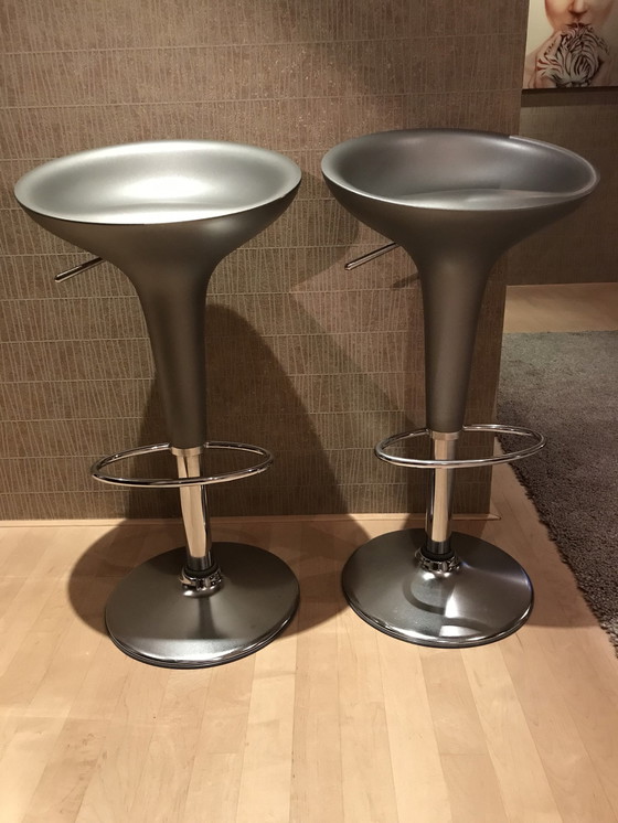 Image 1 of 2X Magis Bombo Barstools