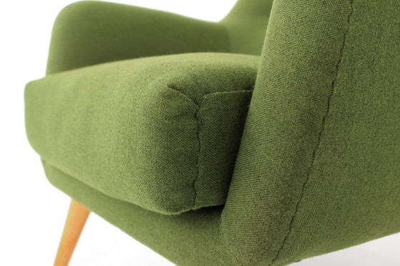 Image 1 of Knoll Mid Century Lounge Chair / Fauteuil, laine vierge