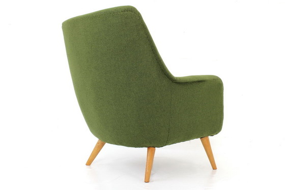 Image 1 of Knoll Mid Century Lounge Chair / Fauteuil, laine vierge