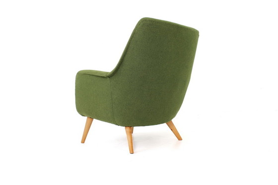 Image 1 of Knoll Mid Century Lounge Chair / Fauteuil, laine vierge