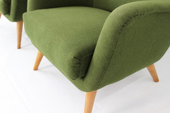 Image 1 of Knoll Mid Century Lounge Chair / Fauteuil, laine vierge