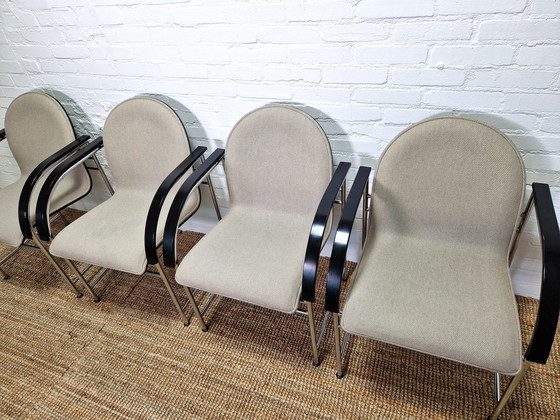 Image 1 of 4x Arco BK dining chairs