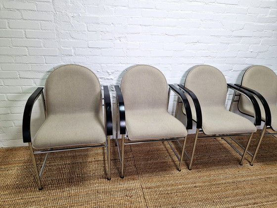 Image 1 of 4x Arco BK dining chairs