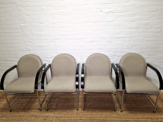 Image 1 of 4x Arco BK dining chairs