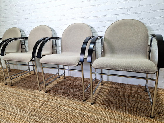 Image 1 of 4x Arco BK dining chairs