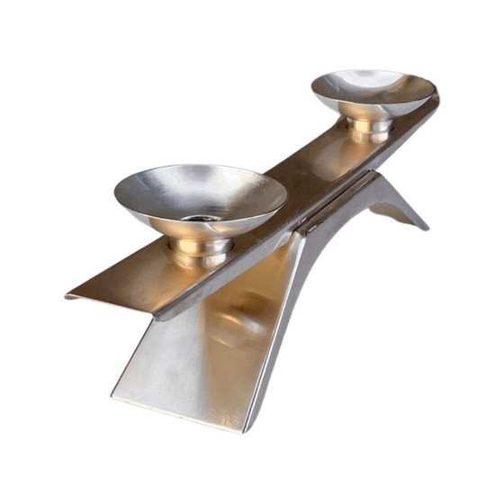 Image 1 of Vintage silver candlestick by K. Radtke for WMF, 1961