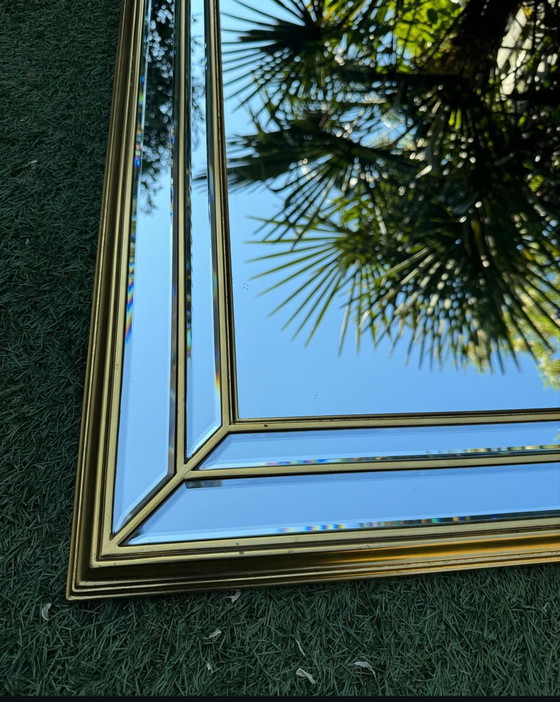 Image 1 of Vintage Deknudt Gold Gilded Wooden Mirror