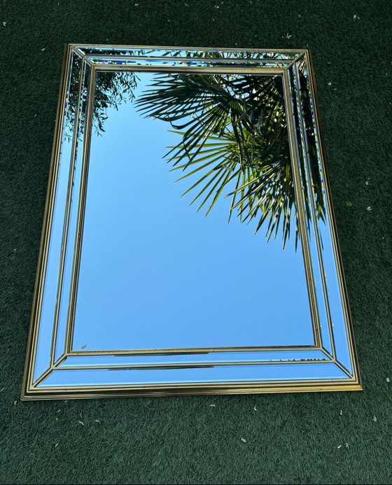 Image 1 of Miroir vintage en bois doré de Deknudt