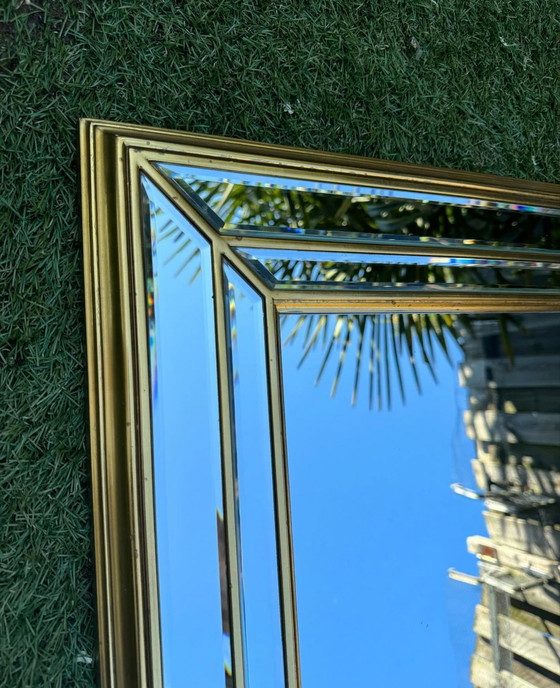 Image 1 of Vintage Deknudt Gold Gilded Wooden Mirror