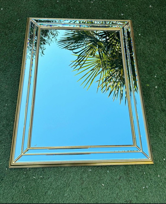 Image 1 of Miroir vintage en bois doré de Deknudt