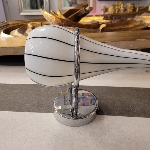 Vintage blown glass wall lamp by Paulmann Licht