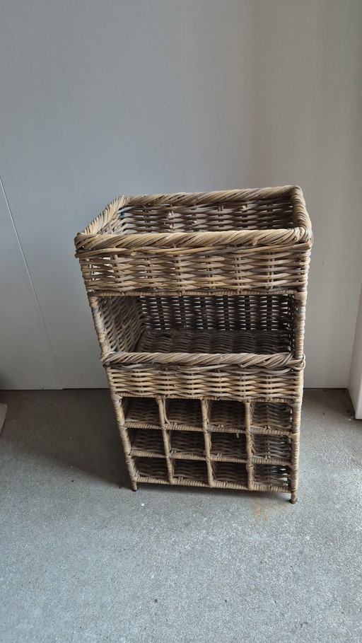 Rattan Wine Rack