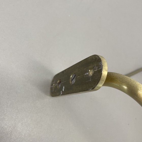 Image 1 of Rara lampada da parete regolabile in ottone massiccio stile Stilnovo, Italia anni '70