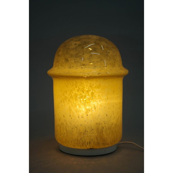 Image 1 of Vintage Space Age floor lamp in bubbled glass, Czechoslovakia 1970