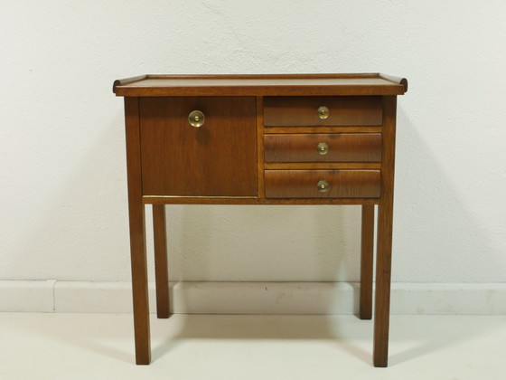 Image 1 of Antique side table / side cabinet small, 20s, Germany