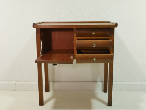 Image 1 of Antique side table / side cabinet small, 20s, Germany