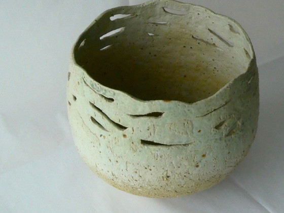 Image 1 of Ceramic Bowl With Openwork Rim