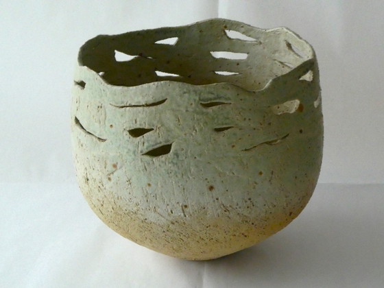 Image 1 of Ceramic Bowl With Openwork Rim